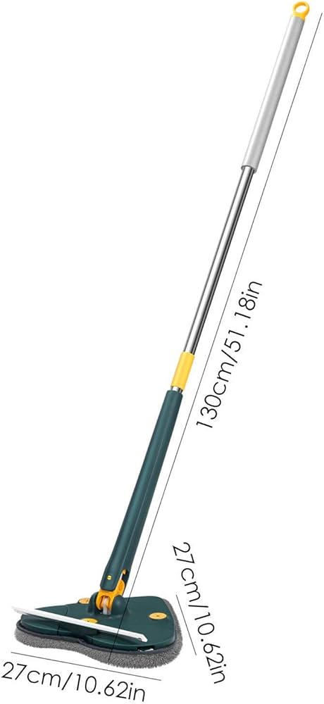 Heart Shaped Twist Mop With Viper, Rotatable Cleaning Squeeze Mop, Adjustable Long Handle Mop