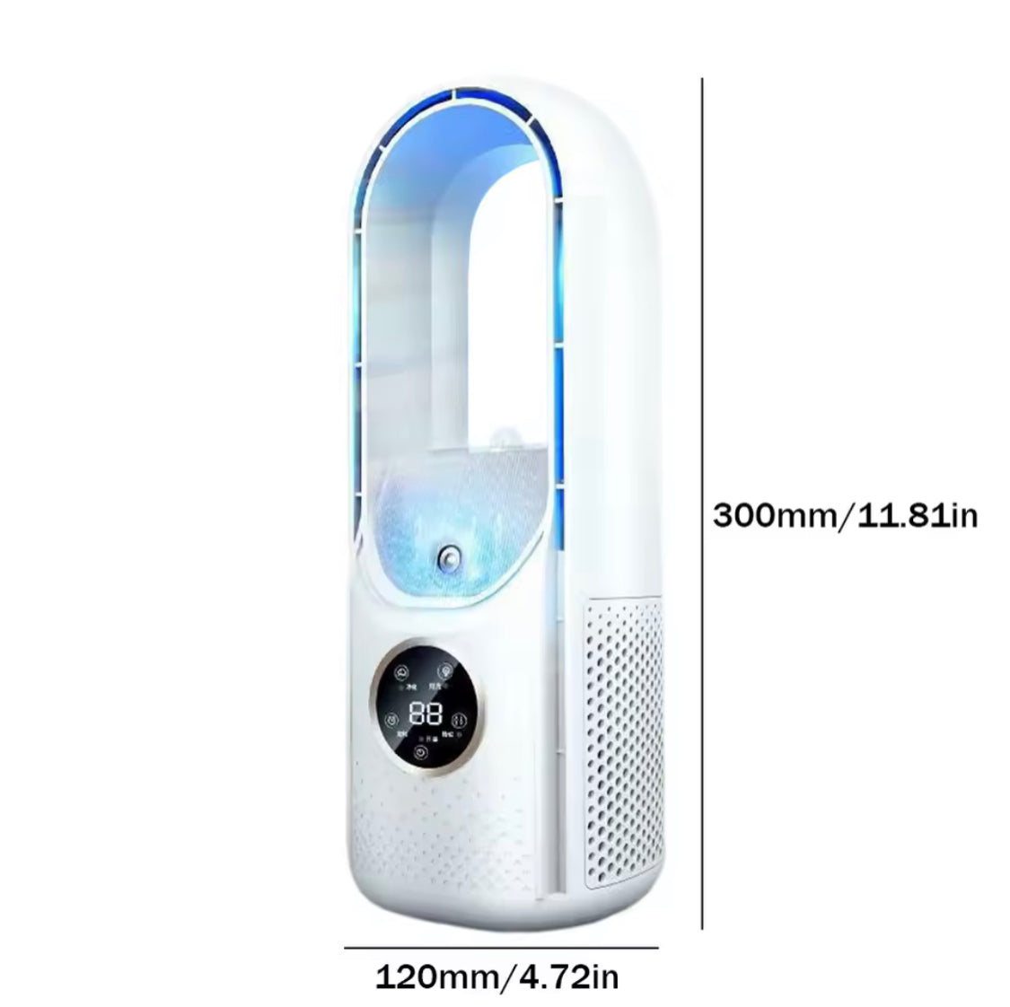 Adjustable Portable Air Cooling Fan, Portable USB Air Cooler, Desktop Humidifier Conditioning Fan, USB Air Cooler Electric Fan