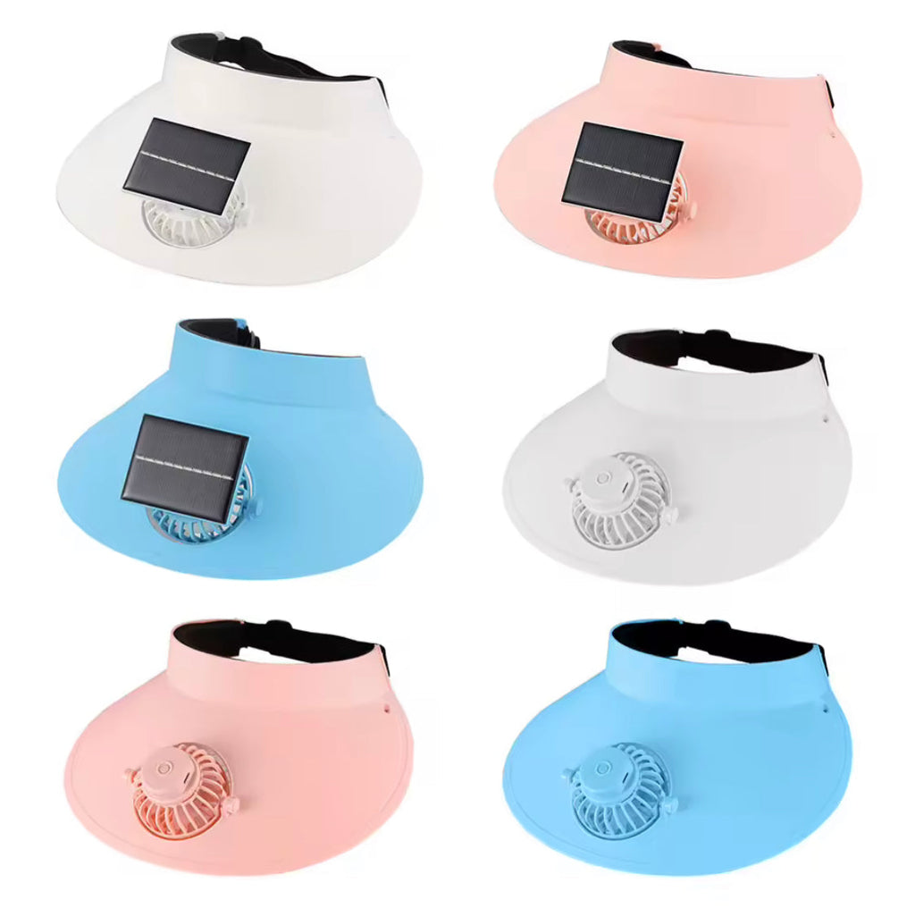 Solar Powered Cooling Hat, Cap With Solar Cooling Fan, Rechargeable Cooling Cap, Portable Fan Sun Cap