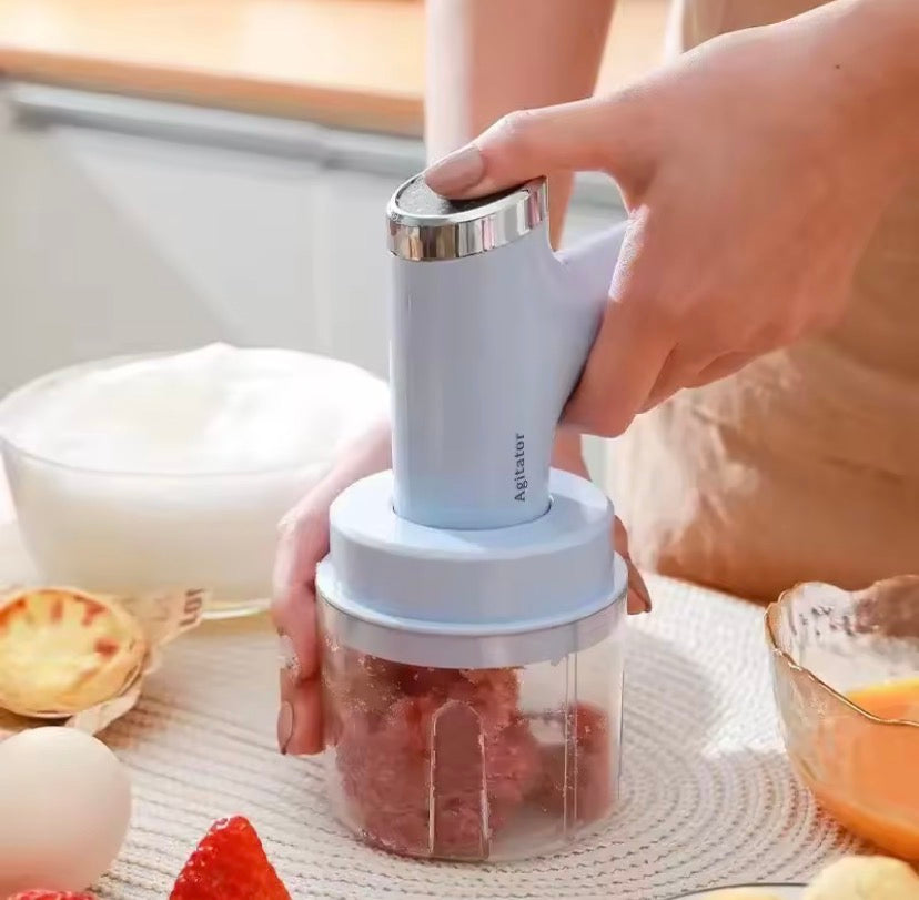 3 In 1 Electric Food Chopper, Handheld Food Chopper And Whisk, Rechargeable Food Chopper Set