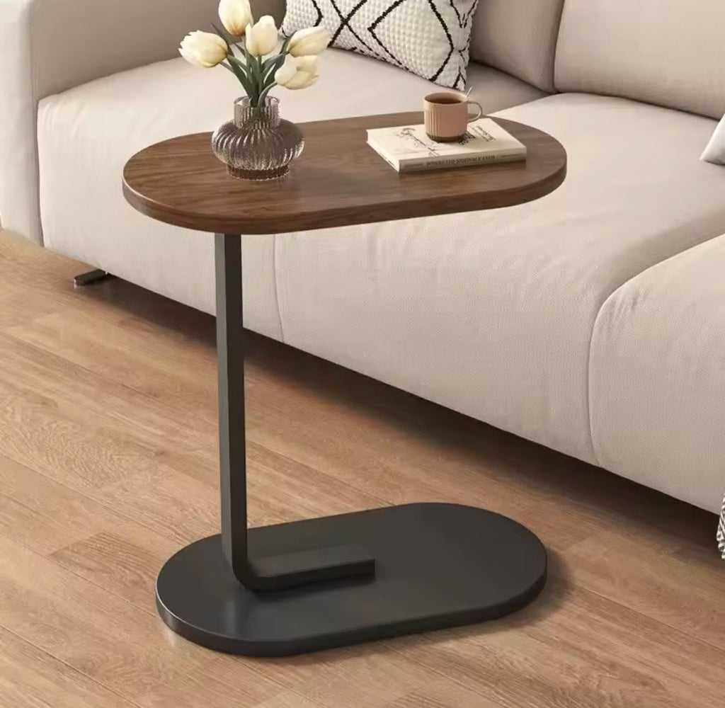Multifunctional Wooden Beside Sofa Tables, Living Room Square Desk, Mini Bedside Coffee Table