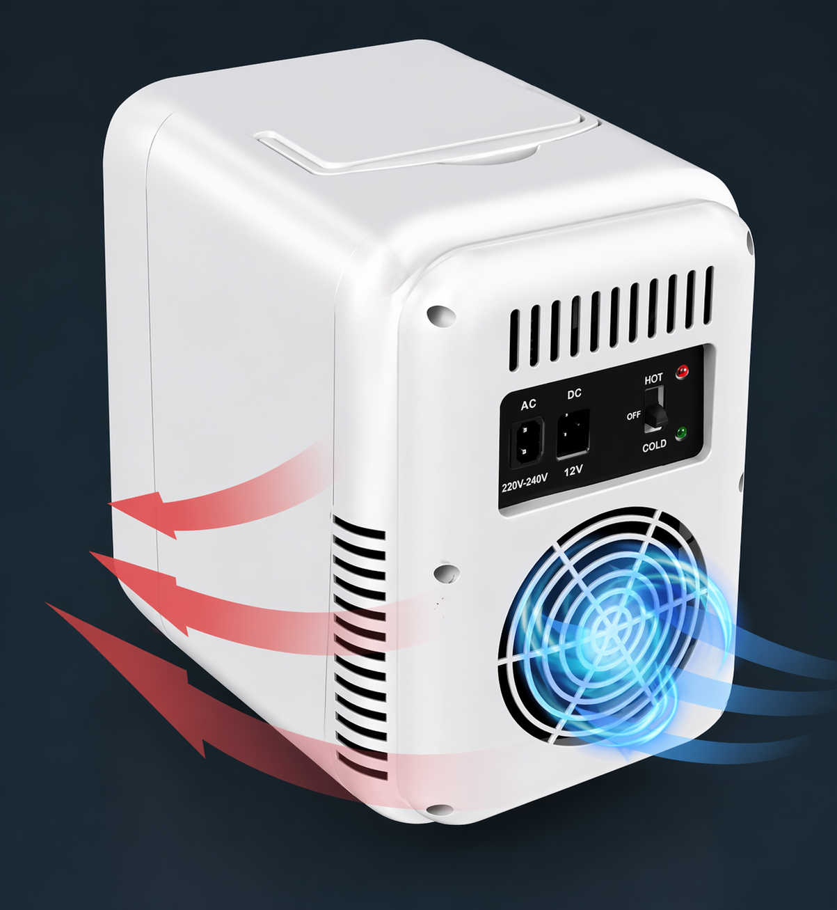 Portable Mini Skincare Fridge, Premium Beauty Mini Fridge, Mini Cosmetic Fridge With Hot And Cold Function, Compact Cosmetic Fridge
