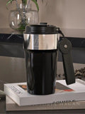 Insulated Coffee Cup With Pad, Stainless Steel Coffee Mug With Lid, Insulated Coffee Mug For Travel