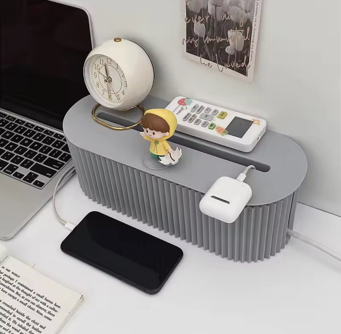Cable Organizer Box, Power Strip Organizer Box, Extension Board Organizers, Data Cable Organizer, Cable Wire Organizer Case, Desktop Socket Box