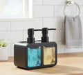 4 in 1 Manual Press Liquid Dish and Hand soap Dispenser, Dishwashing Soap Dispenser, Soap Dispenser With Sponge Holder