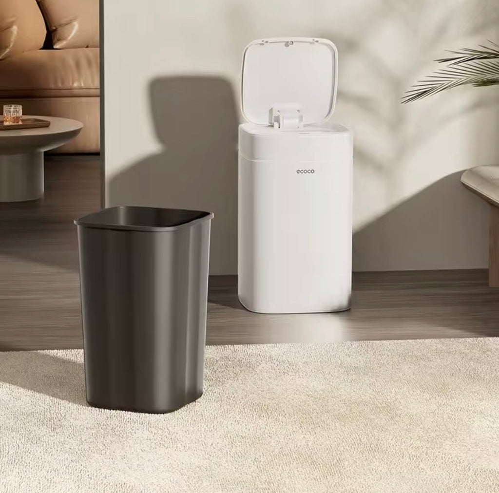 12L Smart Sensor Trash Can Bin With Lid, Automatic Disposal Trash Can, Bathroom Garbage Bin