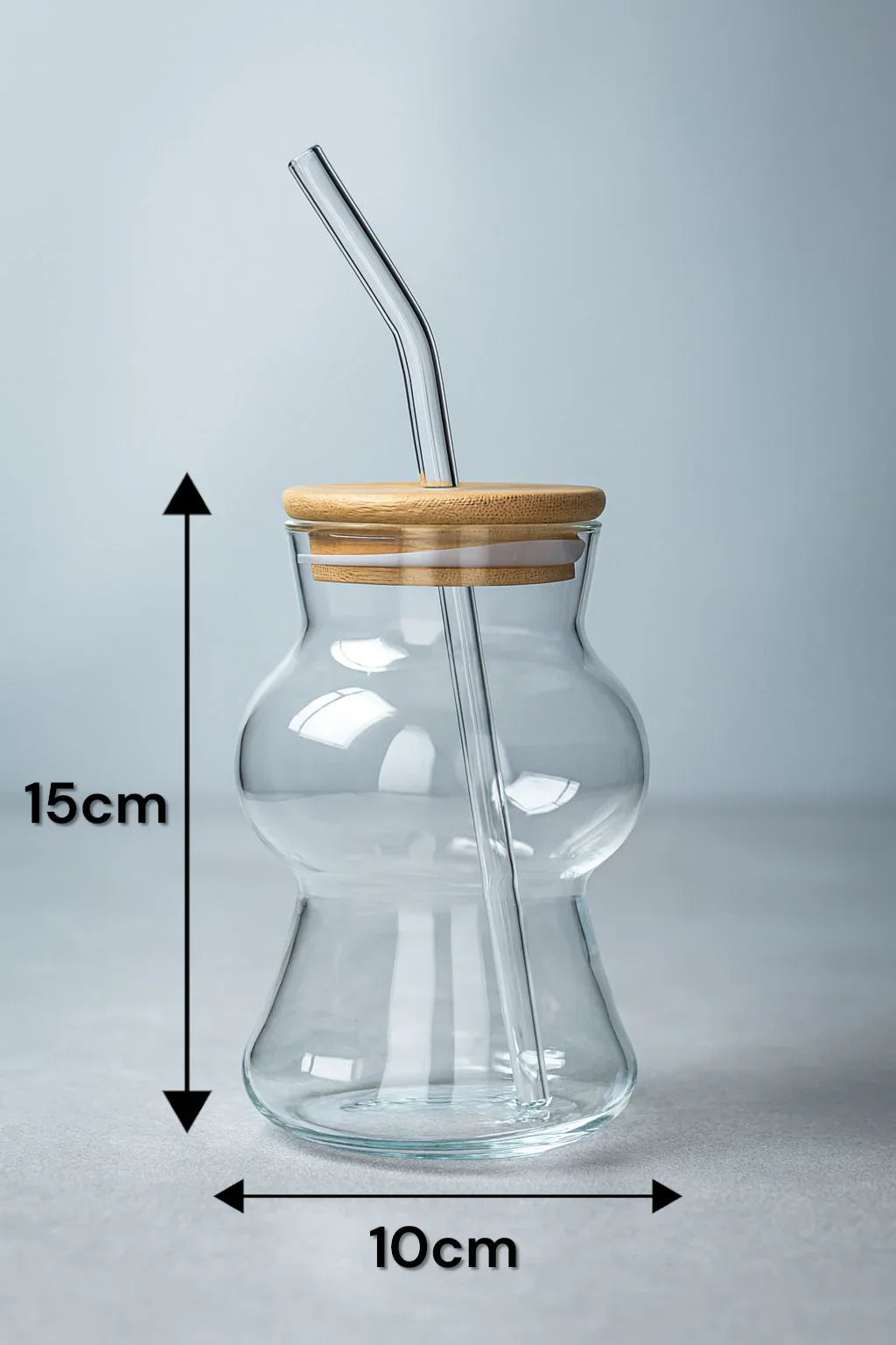 Fancy Coffee Cup With Straw, Boba Tea Glass, Fancy Beverage Container, Travel Glass Mug