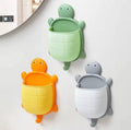 Turtle Design Toothbrush Holder, Creative Cute Mobile Holder, Wall Mounted Creative Soap Holder