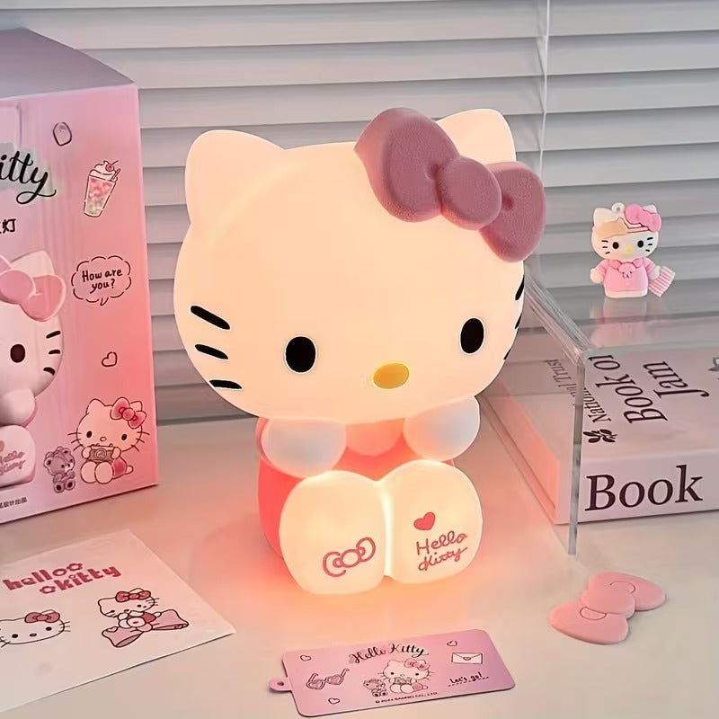 Cute Silicone Hello Kitty Lamp, Kawai Hello Kitty Light, Hello Kitty Cute Bedside Lamp