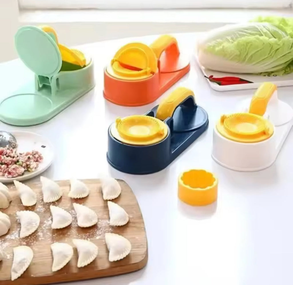 3 In 1 Kitchen Dumpling Mold,  Dumpling Maker Mold, Dough Skin Molder Machine, Rolling Dough Dumpling Machine, Manual Tortilla Maker, Dough Pressing Tool, Kitchen Dumpling Making Tool