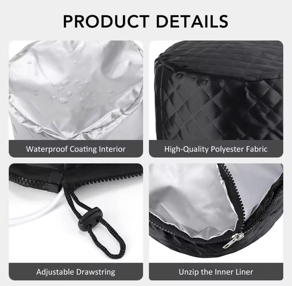 Electric Hair Steamer Cap, Thermal Hair Heating Hat, Self Heating Hair Treatment Cap, SPA Nourishing Hair Styling Care Cap