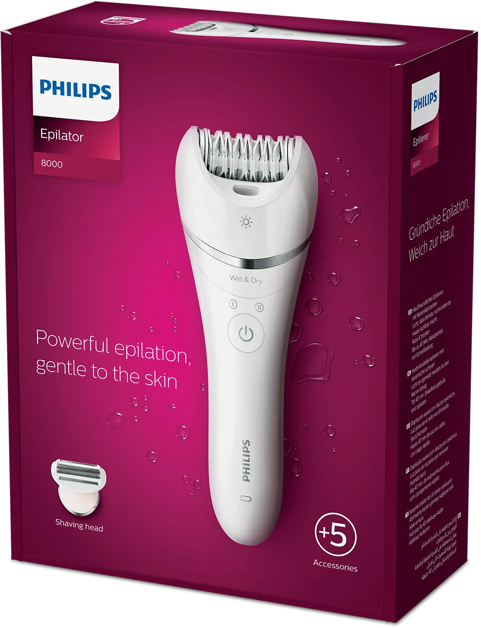Philips Epilator 8000 Bre710/01