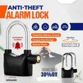 Anti-Theft Alarm Lock – 110dB Siren Heavy Duty Security Padlock
