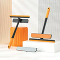 3 In 1 Multifunctional Wiper Brush, Glass Wiper Cleaning Scrubber With Duster, Adjustable Handle Window Cleaner Wiper, Net Screen Cleaning Brush, Household Bathroom Kitchen Glass Scraper Cleaner, Rotatable Silicone Squeegee